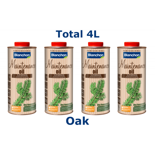 Blanchon MAINTENANCE OIL 4 ltr (four 1 ltr cans) OAK 01709031 (BL)